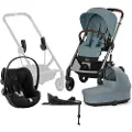 Cybex BALIOS S Lux Kinderwagen, Stormy Blue/Taupe