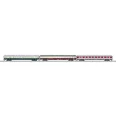Minitrix 15682 N Personenwagen-Set "EC 41 Molière" Avmz 111.1, ARmh 217, Bpmz 291.3, DB, Ep. V