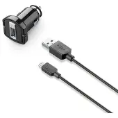 Cellularline Car Charger+usb/micro Usb Cable Schwarz