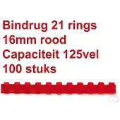 GBC Din A4 16 Mm Bindering 100 Einheiten