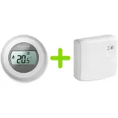 Honeywell Round Wireless Aan/Uit Draadloze Kamerthermostaat - met RF-module