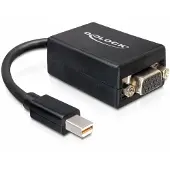 DeLOCK 65256, 0,18 m, Mini DisplayPort, VGA (D-Sub), Männlich, Weiblich, Schwarz