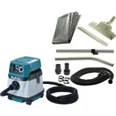 Makita VC1310LX1, Trocken&Nass, Schwarz, Blau, 58,3 l/s, 22 kPa, 5 m, 72 dB