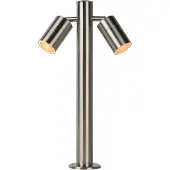 Lucide Gartenlampe Arne-Led 2-Licht Chrom
