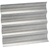 Patisse Baguette-Form 38 x 33 cm Stahl silber