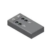 NOVY 990.021, Grau, Drucktasten