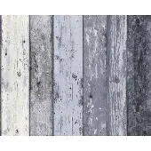 AS-Creation Tapete Reclaimed Wood in Blau | Gr.: onesize