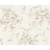 A.S. Création Vliestapete "Romantico romantisch floral" Wald botanisch floral leicht strukturiert Ornament Tapete Blumen Tapeten Wohnzimmer modern Flur Design Optik