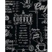 Superfresco Vliestapete "Coffee Shop" mit Schrift aufgeschäumt Coffee Shop Kaffee 1000x52cm