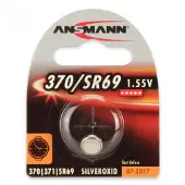 Ansmann Batterie Knopfzelle V371/SR69 für Uhren Autoschlüssel etc.