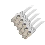 S-Conn S/CONN Cat.7 S/FTP 0.5 m, 0,5 m, Cat7, S/FTP (S-STP), RJ-45, RJ-45, Weiß