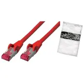 Shiverpeaks Patchkabel cat6A S/FTP PIMF Halogenfrei rot 30m