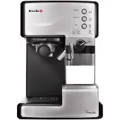 Breville PrimaLATTE, Espressomaschine, 1,5 l, Kaffeepad, Gemahlener Kaffee, Schwarz, Edelstahl