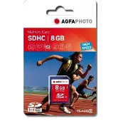 Agfa 8GB SDHC, 8192 MB, Secure Digital Hochkapazität (SDHC), 100000 Zyklen pro logischen Sektor, 24 mm, 32 mm, 2.1 mm