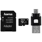 Hama 00114967, 64 GB, MicroSDXC, Klasse 10, UHS-I, Schwarz