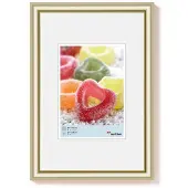 Walther design Trendstyle Kunststoff Bilderrahmen 13x18 cm Gold