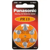 Panasonic Knopfzelle Zink-Luft V13 / PR13 / PR48 6er Blister