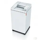 Ideal Aktenvernichter 2604 SMC, Minischnitt 0,8 x 5 mm, P-7, 100 l, 4-6 Blatt Schnittleistung, mit Rollen, Blauer Engel, grau