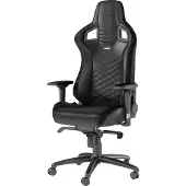 Noblechairs EPIC, PC-Gamingstuhl, 120 kg, Gepolsterter Sitz, Gepolsterte Rückenlehne, Aluminium, Schwarz