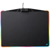 Corsair MM800 RGB POLARIS, Schwarz, Monochromatisch, Kunststoff, Anti-Rutsch-Basis, Gaming-Mauspad