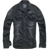 Brandit Hardee Hemd Herren Baumwolle schwarz, S