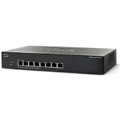 Cisco SF 300-08, Managed, L3, Vollduplex, Rack-Einbau, 1U