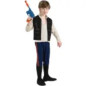 Rubies Star Wars Han Solo Kostüm für Kinder Basic