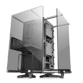 Thermaltake Core P90, Midi Tower, PC, Schwarz, Transparent, ATX, micro ATX, Mini-ITX, SPCC, Gehärtetes Glas, 18 cm