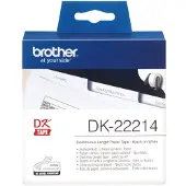 Brother DK-22214 DirectLabel Etiketten weiss 12mm x 3048m Weiss