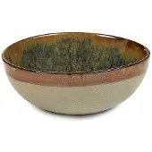 Serax Schüssel Surface Tableware By Sergio Herman Indi Grey L 13 cm