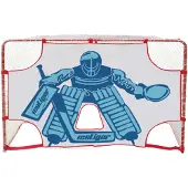 Prosport Eishockeytorwart-Trainingswand aus Stoff mit Fünfloch für offizielles Tor 183x122cm