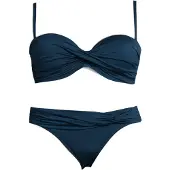 LASCANA Bügel-Bandeau-Bikini mit verschiedenen Trägervarianten