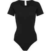Skiny Kurzarmbody "Body Collection" Rundhalsausschnitt, schlicht, kurzärmlig, Baumwollmix