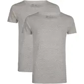 Petrol Industries - Lot de 2 t-shirts basiques à col rond Hommes - Gris