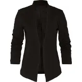 Vila Kurzblazer "VIHER NEW 3/4 BLAZER -NOOS" Materialmix, regular fit