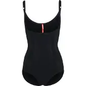 Spanx für Damen. 10129R_VERY BLACK Super-Reduzierkörper mit Riemen 10129R schwarz (XL), Lässig, Nylon