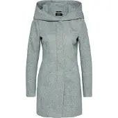 ONLY Kurzmantel "ONLSEDONA LIGHT COAT OTW NOOS" verdeckte Knopfleiste und Reißverschluss