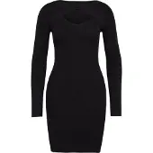 Urban Classics Shirtkleid "Damen Ladies Cut Out Dress" 1 Stk. tlg.