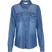Vila Bista Denim Langarmhemd