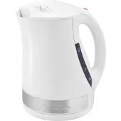 Moulinex BY108110, 1,7 l, 2400 W, Edelstahl, Weiß, Kunststoff, Wasserstandsanzeige, Drahtlos