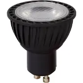 Lucide LED Leuchtmittel GU10 Reflektor - PAR16 in Schwarz 3x 5W 960lm 3000K