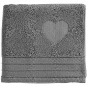 Rivièra Maison Strandtuch Heart Anthracite