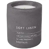 Blomus Duftkerze Fraga Soft Linen Grey Magnet 24 Stunden (6,5 x 8 cm)