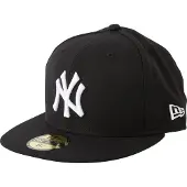 New Era NY Yankees MLB Basic Fitted Cap Schwarz
