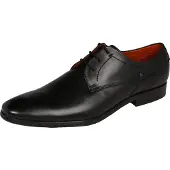 Bugatti Herren Echtleder Halbschuhschnürer schwarz, Herren:40 EU