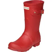 Hunter Gummistiefel Original Wellington Short Military Rot-Schuhgröße 37