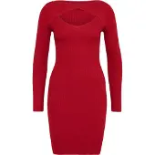 Urban Classics Cut Out Langarmkleid