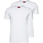 HUGO Herren - -Rund T-Shirts Zwei-Pack - Weiß