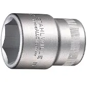 Stahlwille 05410050, Buchse, Chrom, DIN 3124 / ISO 2725-1 / ASME B 107.5 M, 265 g
