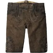 Stockerpoint Trachten Lederhose PIPER stein geäscht Größe: 40